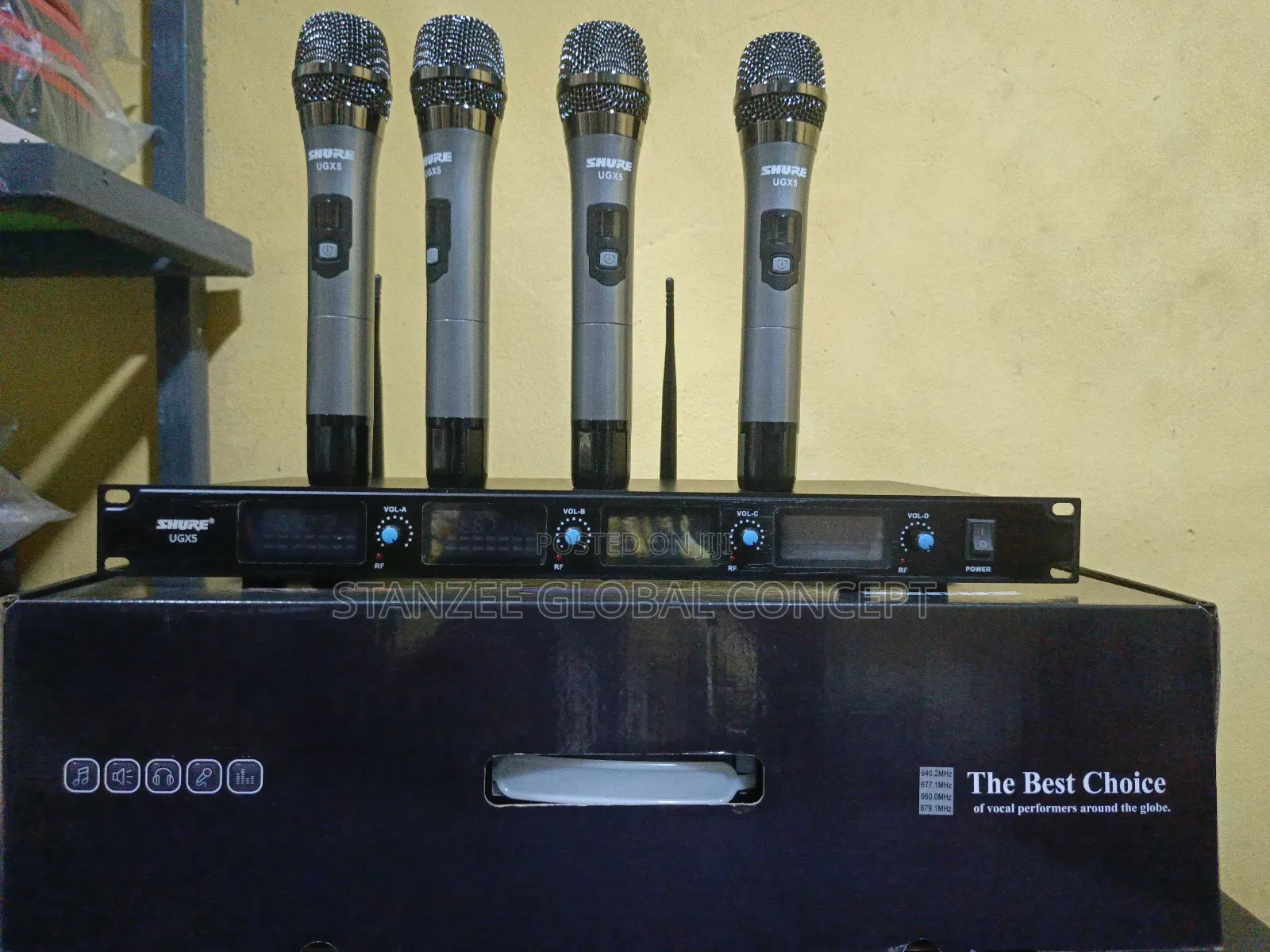 Shure UGX5 Wireless Microphone 4in1