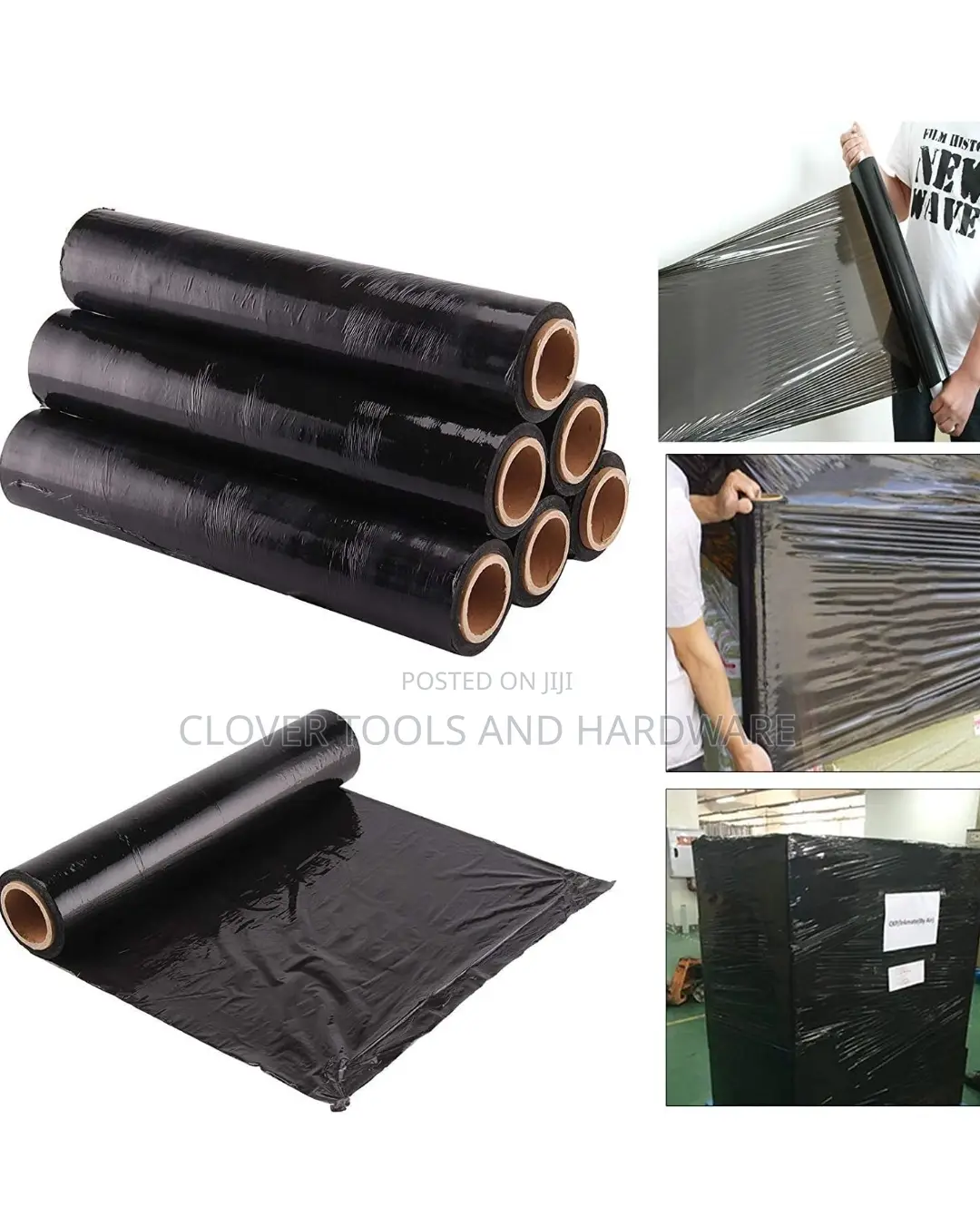 Stretch Film Wrap Black