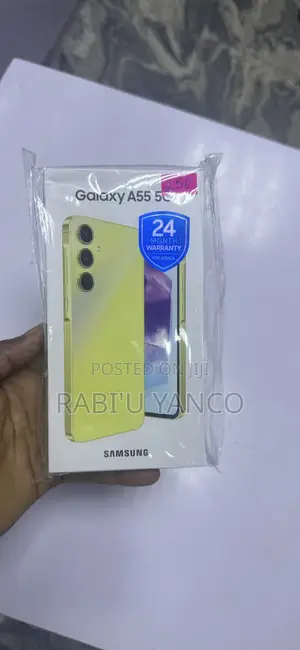 New Samsung Galaxy A55 256 GB Yellow