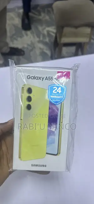 New Samsung Galaxy A55 256 GB Yellow
