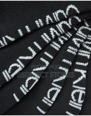 Calvin Klein 6-Pack Logo Casual Cushioned Sole Trainer Socks