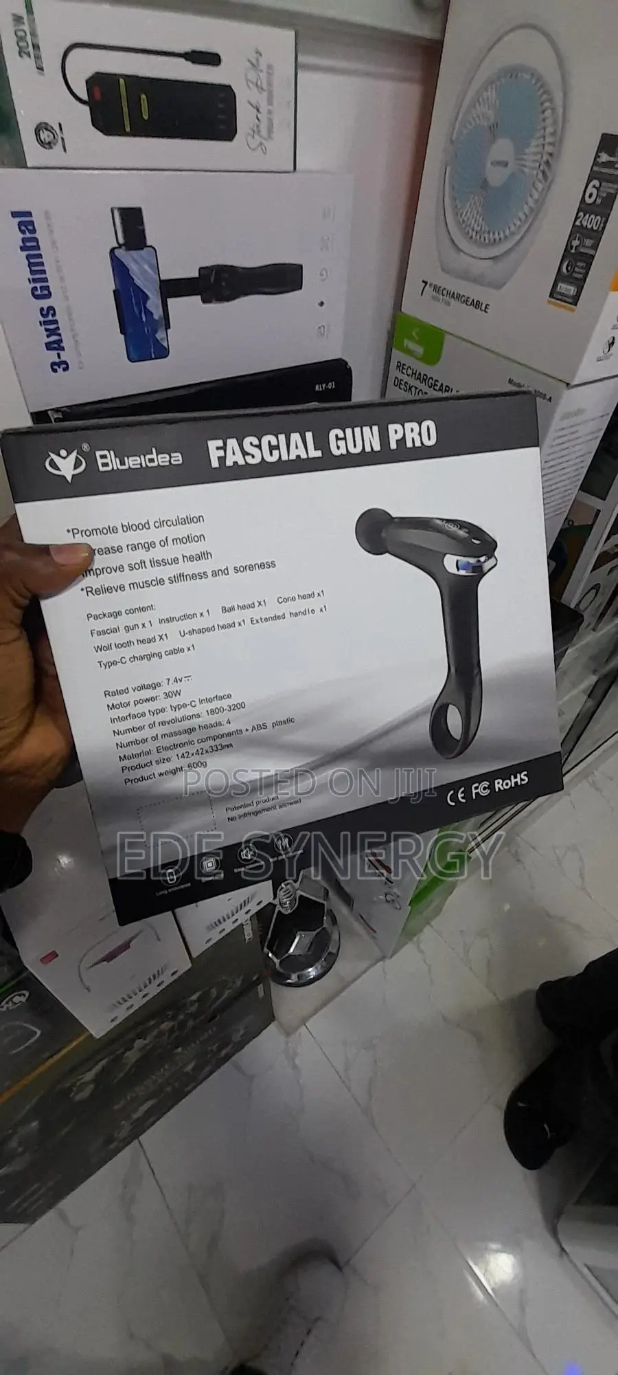 Electric Handheld Massager Gun Neck Vertebra Back Muscle