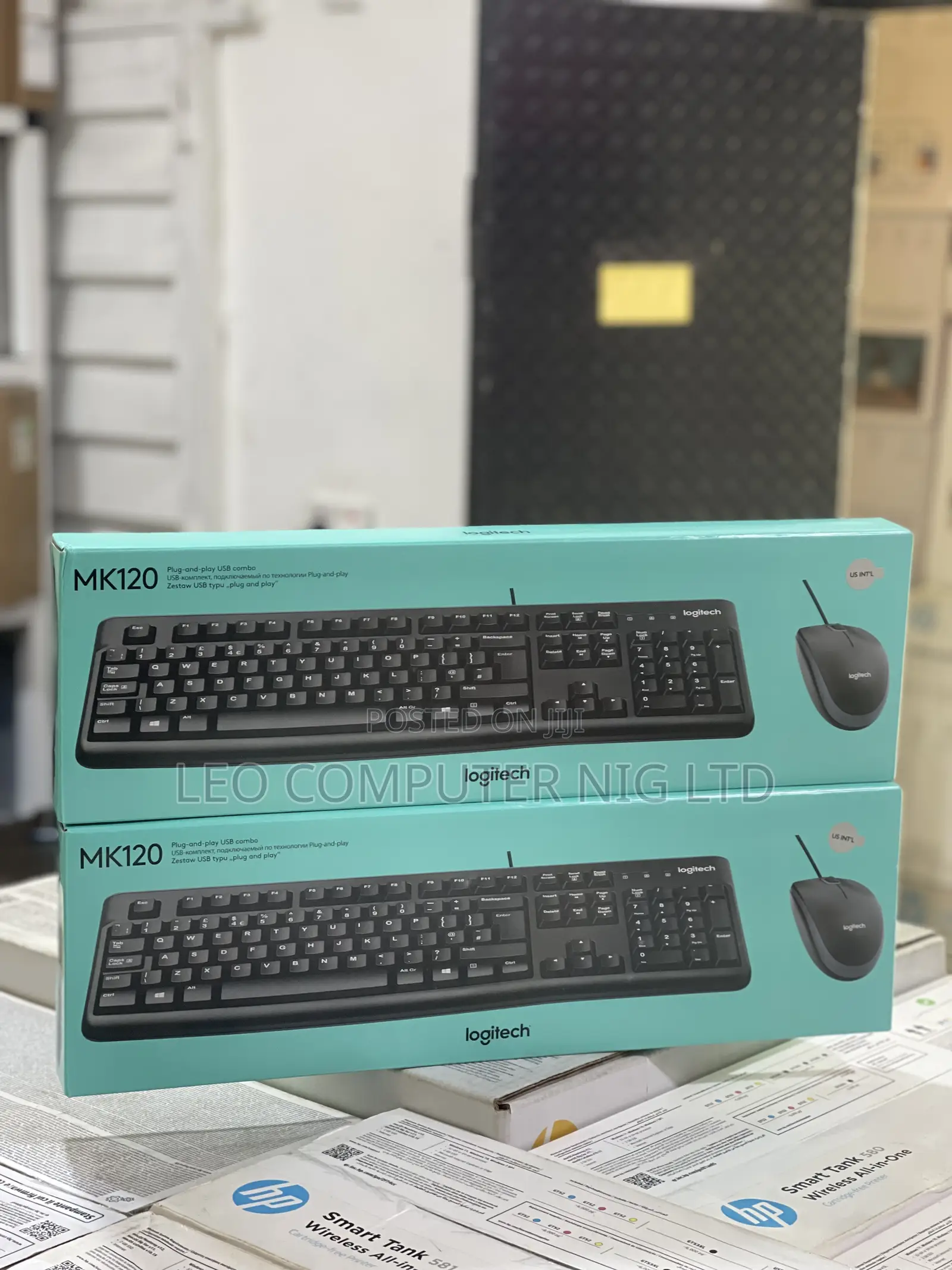 Logitech MK120 Corded Keyboard and Mouse Combo