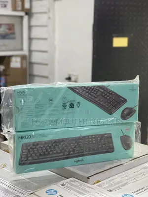 Logitech MK120 Corded Keyboard and Mouse Combo