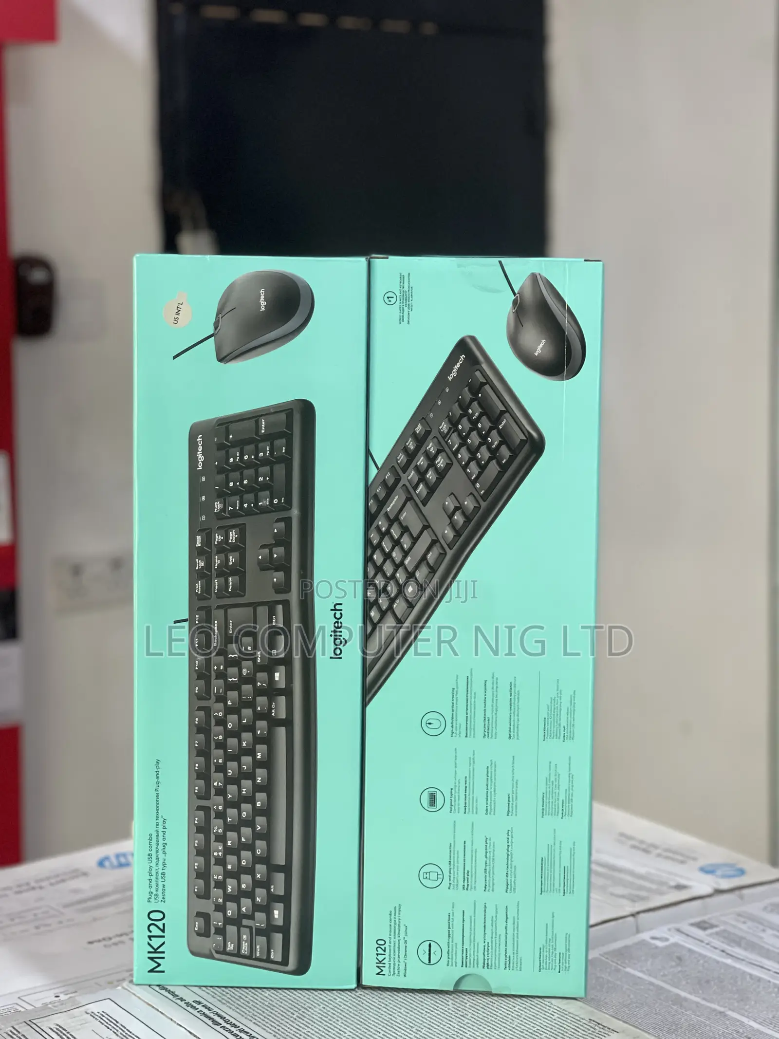 Logitech MK120 Corded Keyboard and Mouse Combo