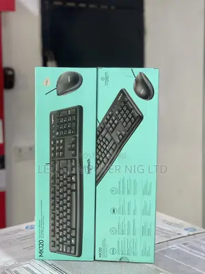 Logitech MK120 Corded Keyboard and Mouse Combo
