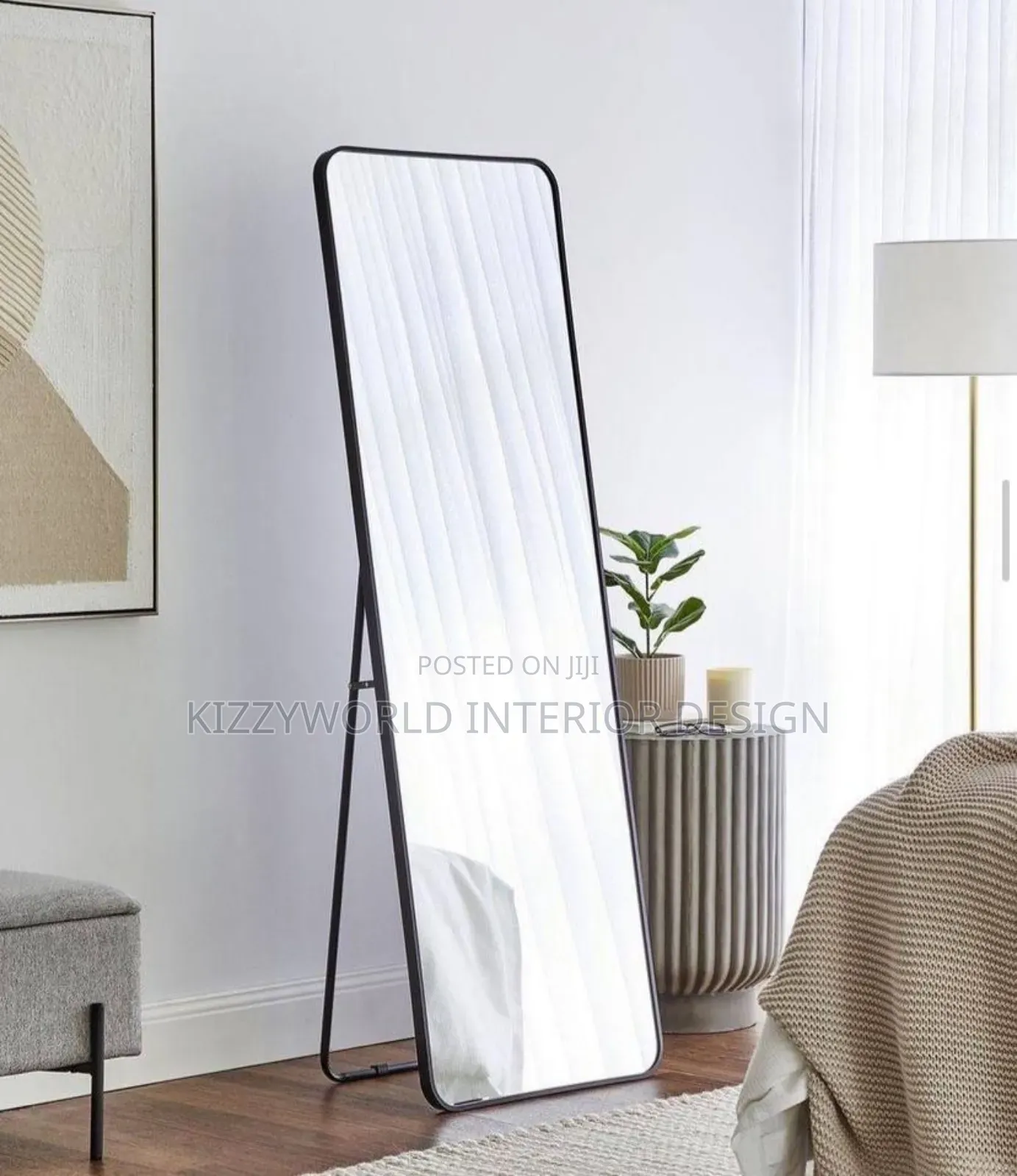 Movable Standing Mirror.