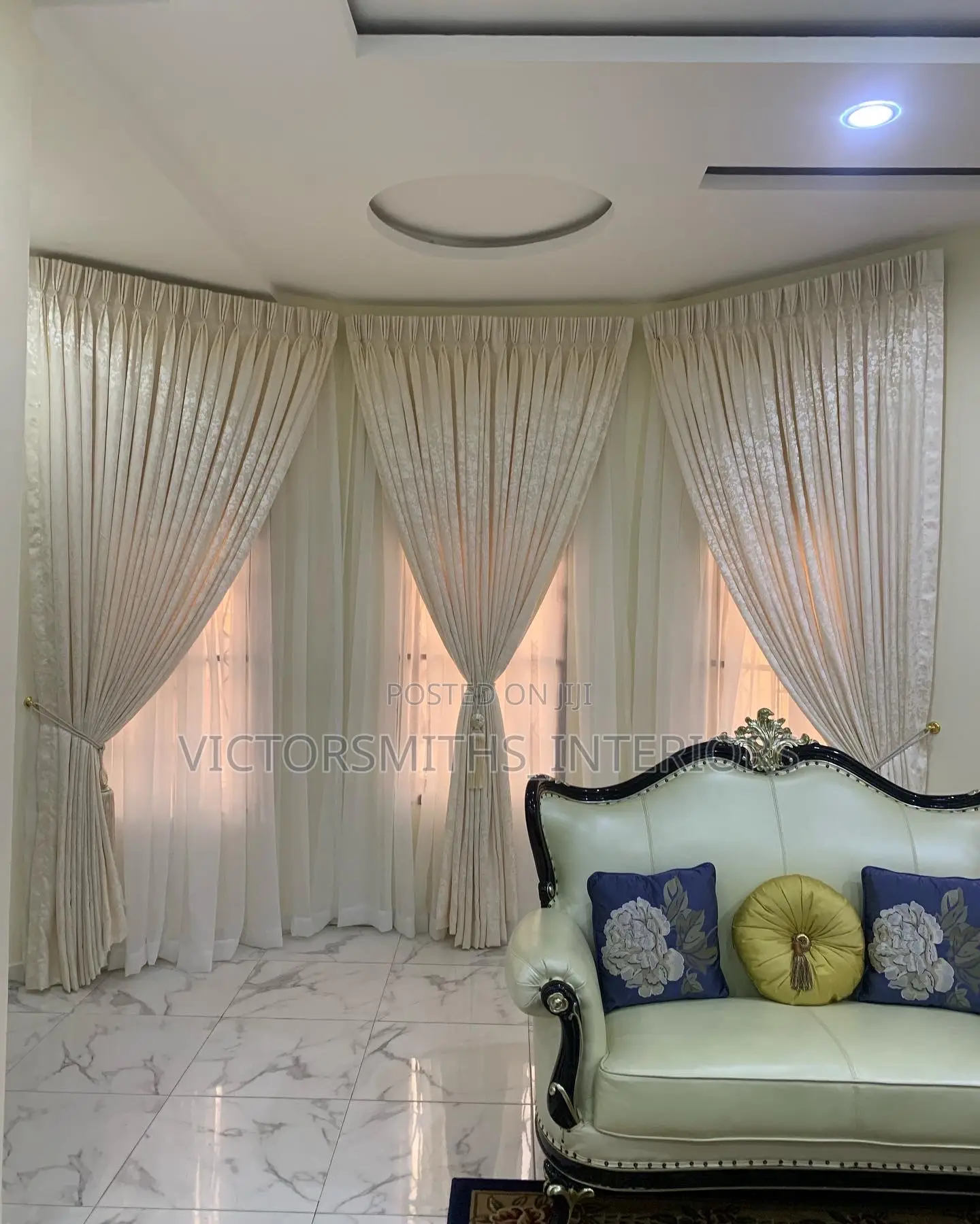 Luxury 3pleeting Curtains Drep