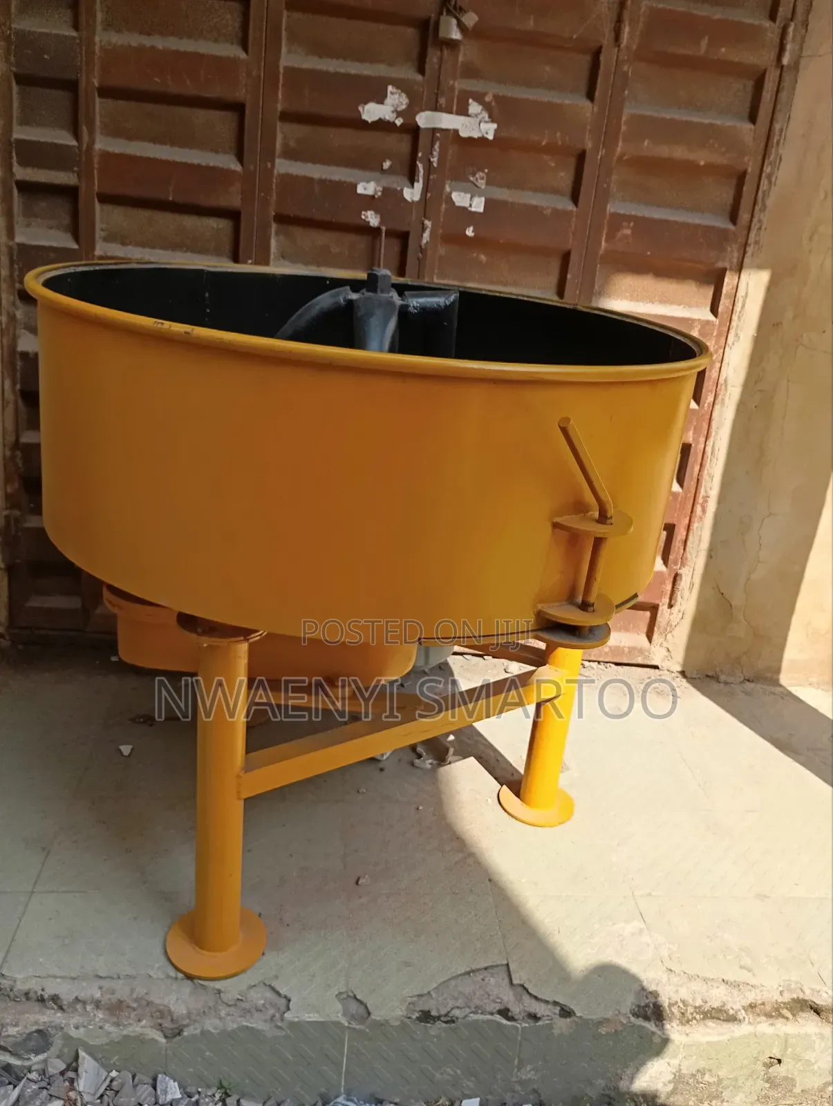 Motor Concrete Pan Mixer Machine 800litres
