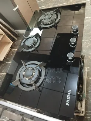 Original Phiima Glass Inbuilt Gas Cooker 60x90cm 3 Gas