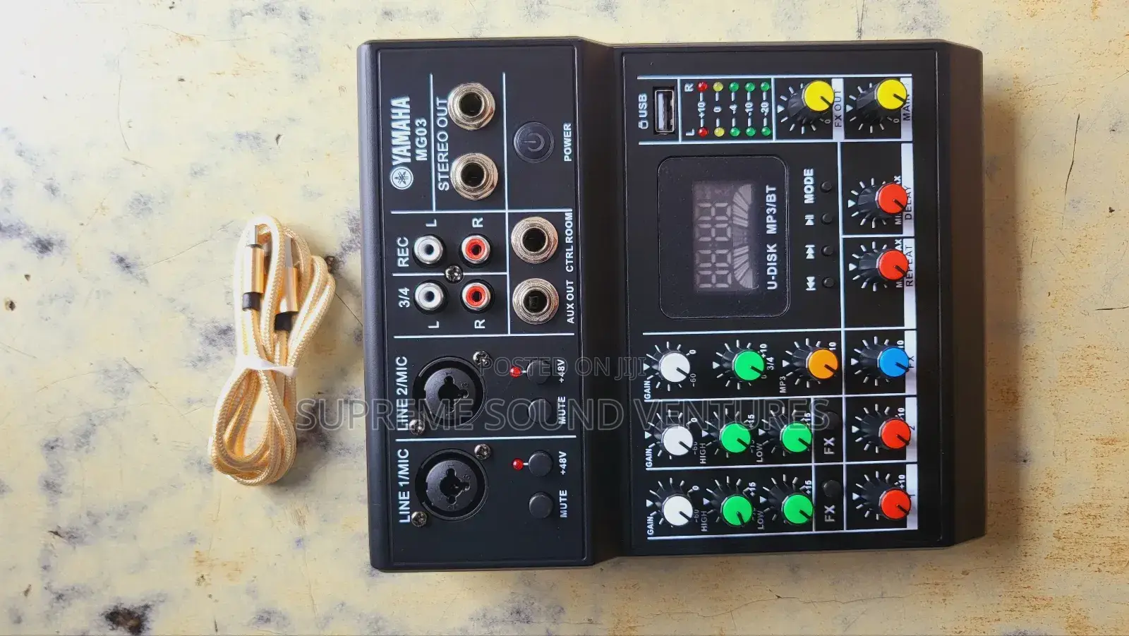 4 Channel Professional Mixing Console Mixer