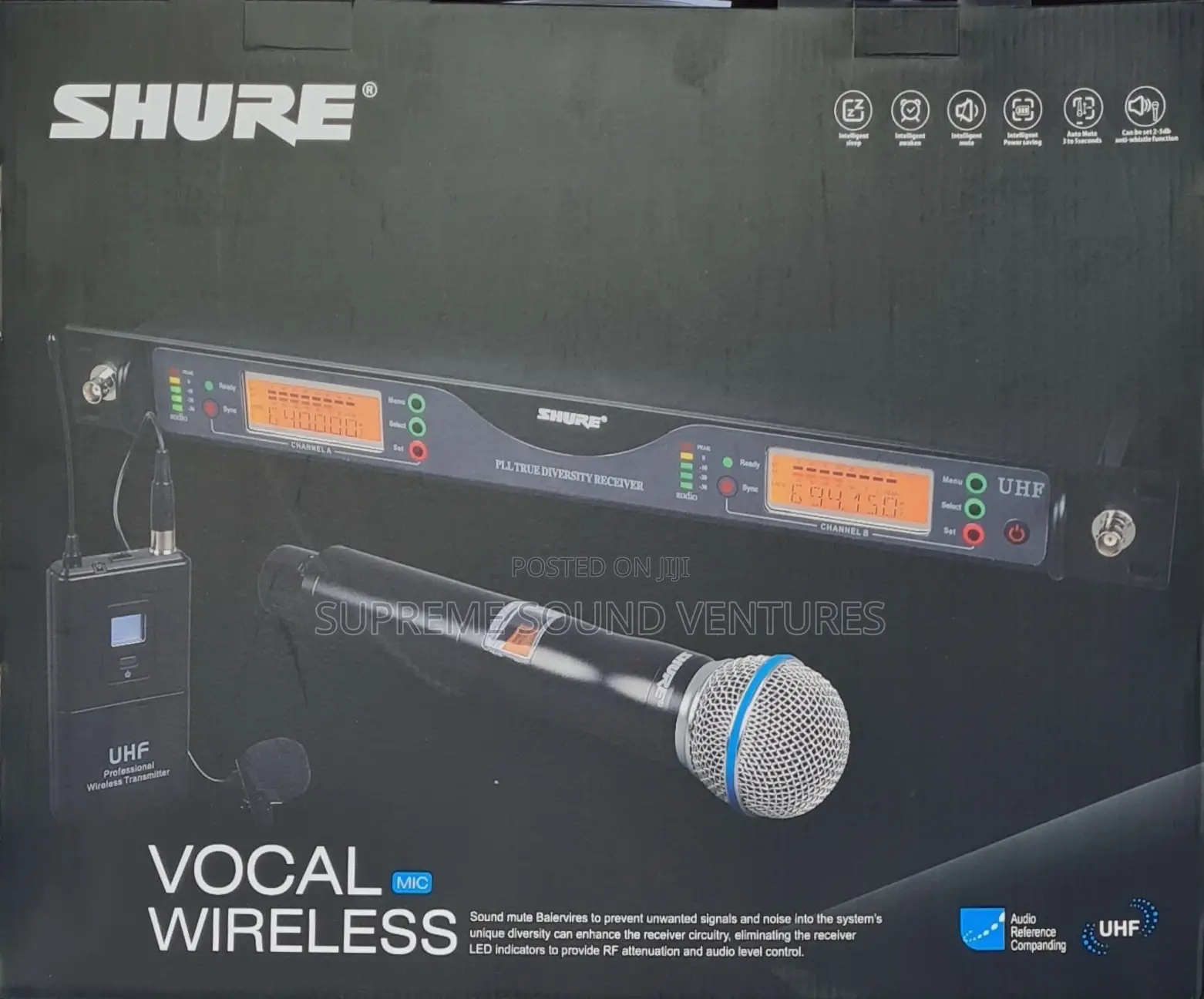 UR24D Shure Double Handheld Wireless Microphone
