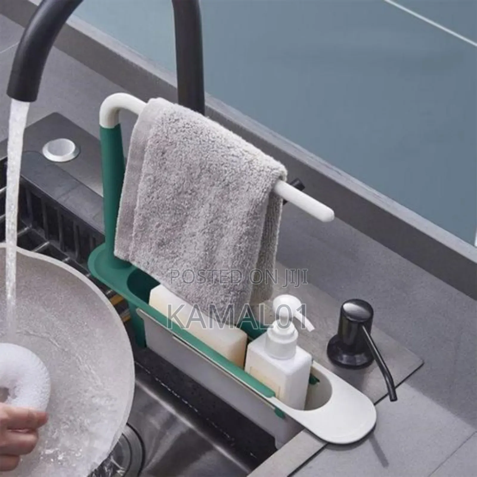 Kitchen Sink Holder, Sink Retractable Drain Rack, Dish