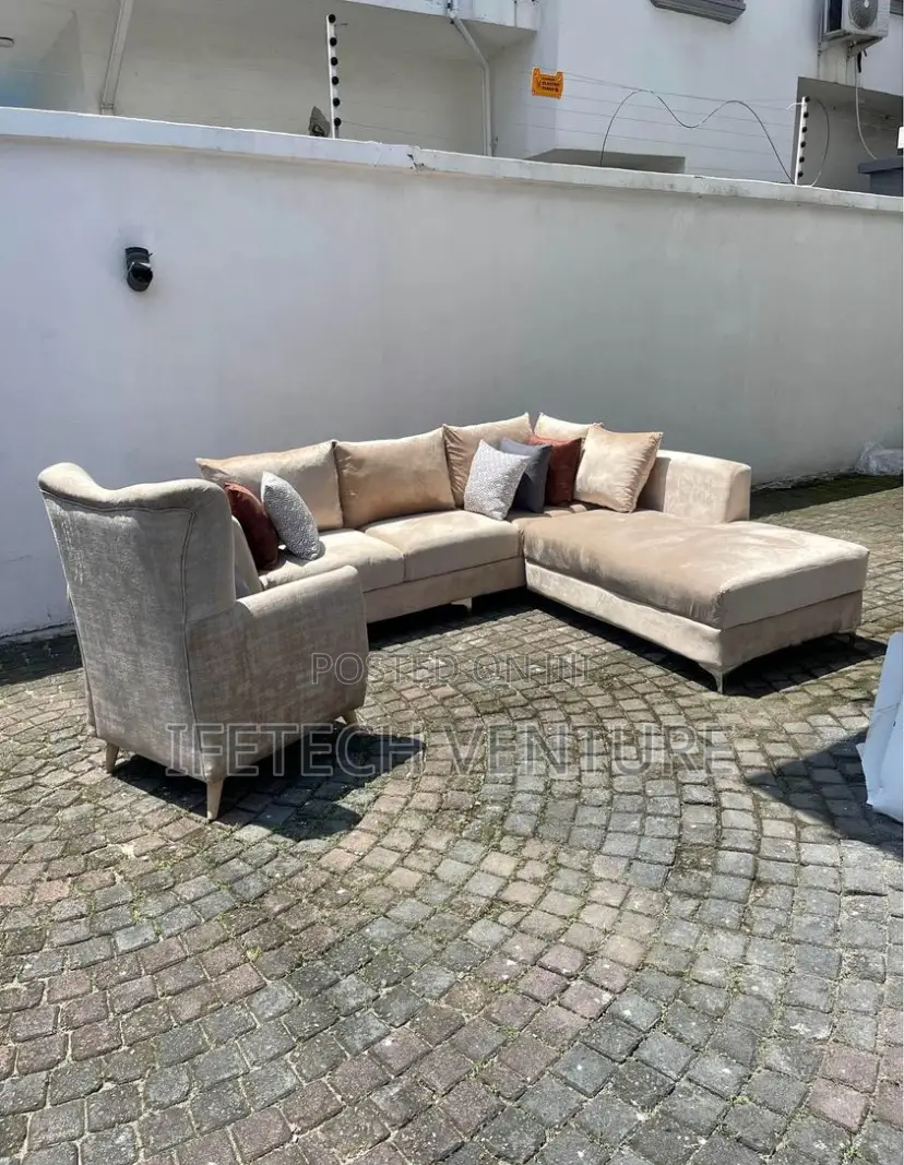 High Quality Fabric L Shape Chaise