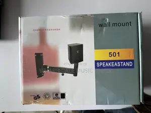 Black/ White Metal Wall Mount Bracket Speaker
