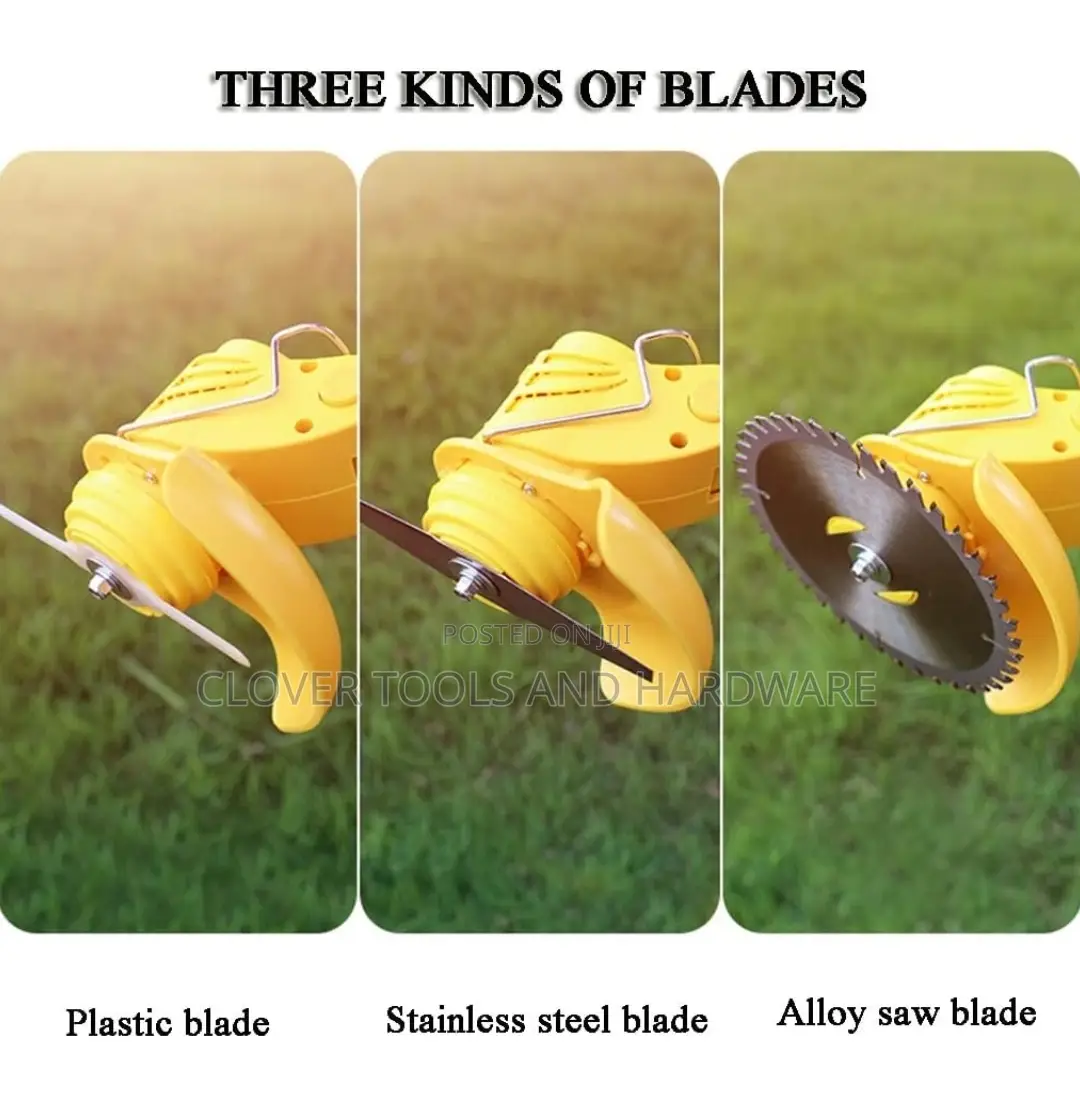 Brush Cutter With 3 Types Blades, Grass Trimmer