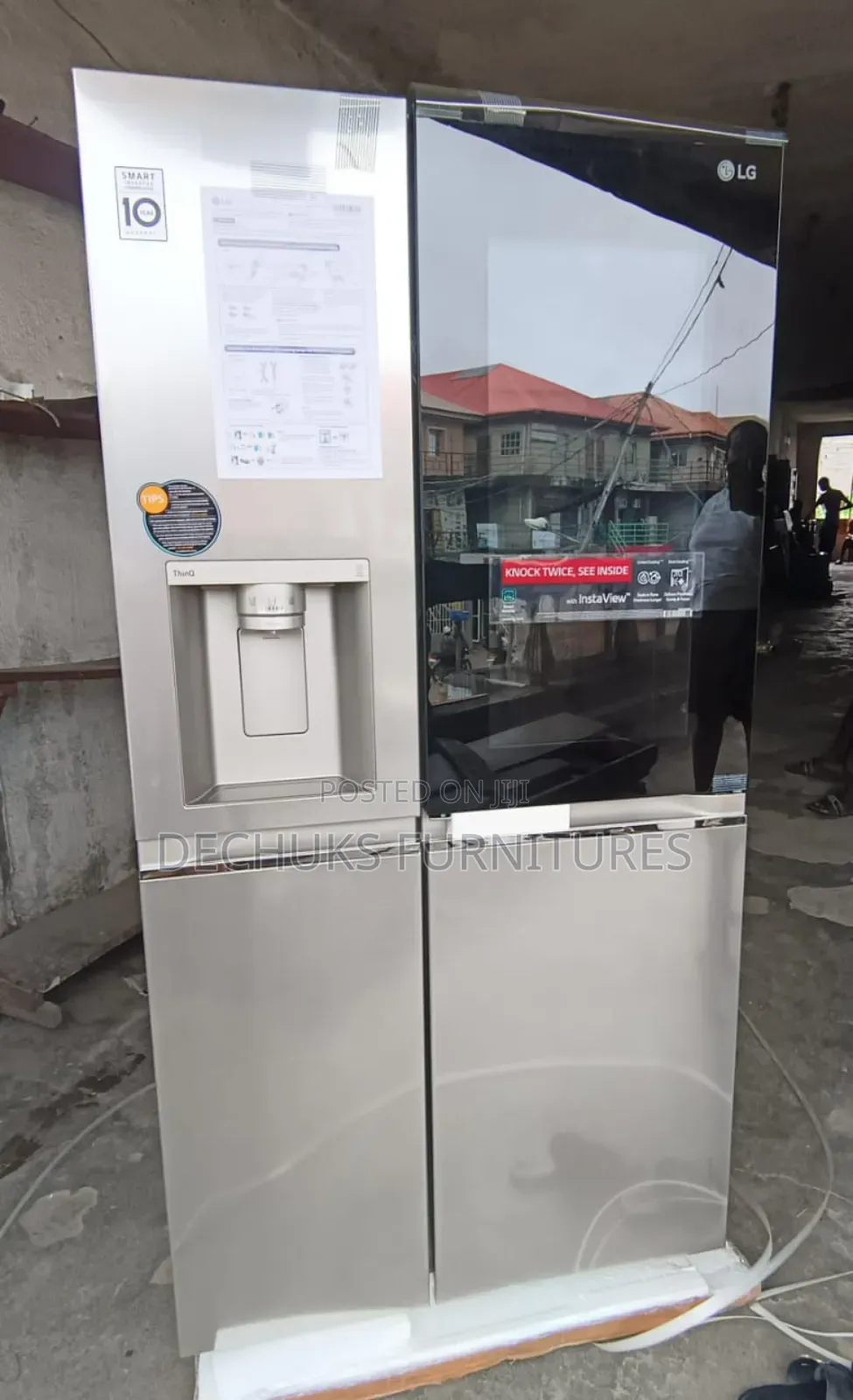 LG Inverter Side by Side Fridge + Ice Cube Maker -674 Liters