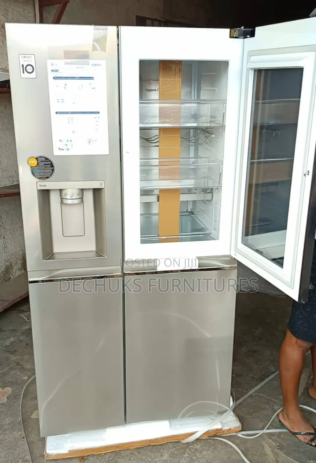 LG Inverter Side by Side Fridge + Ice Cube Maker -674 Liters