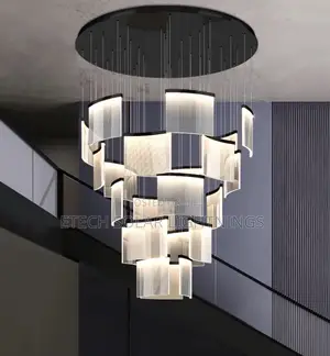 Luxury Led Home Duplex Staircase Decor Chandelier Light