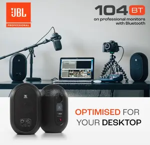 JBL 1 Series 104-Bt Powered Desktop Monitors With BT– Pair