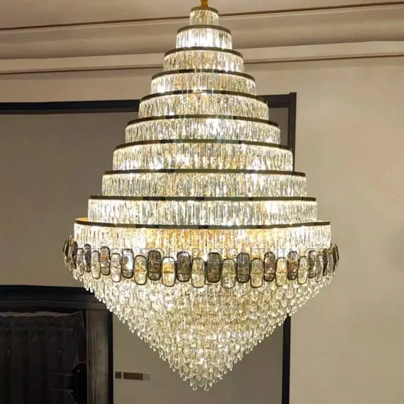 Chandelier Modern Spiral Duplex Open Parlor Decor Light