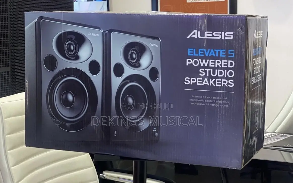 Alesis Elevate 5 –Powered 5′′ Desktop Studio Monitors – Pair