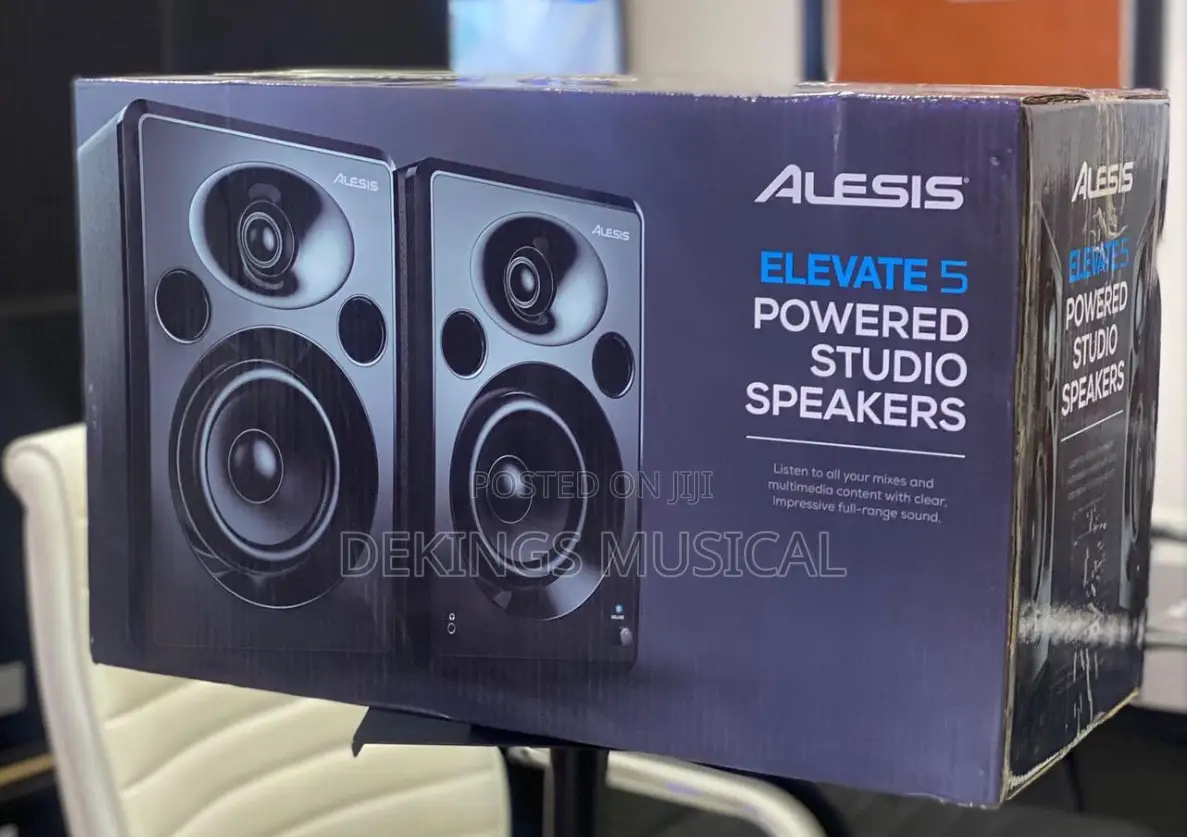 Alesis Elevate 5 –Powered 5′′ Desktop Studio Monitors – Pair