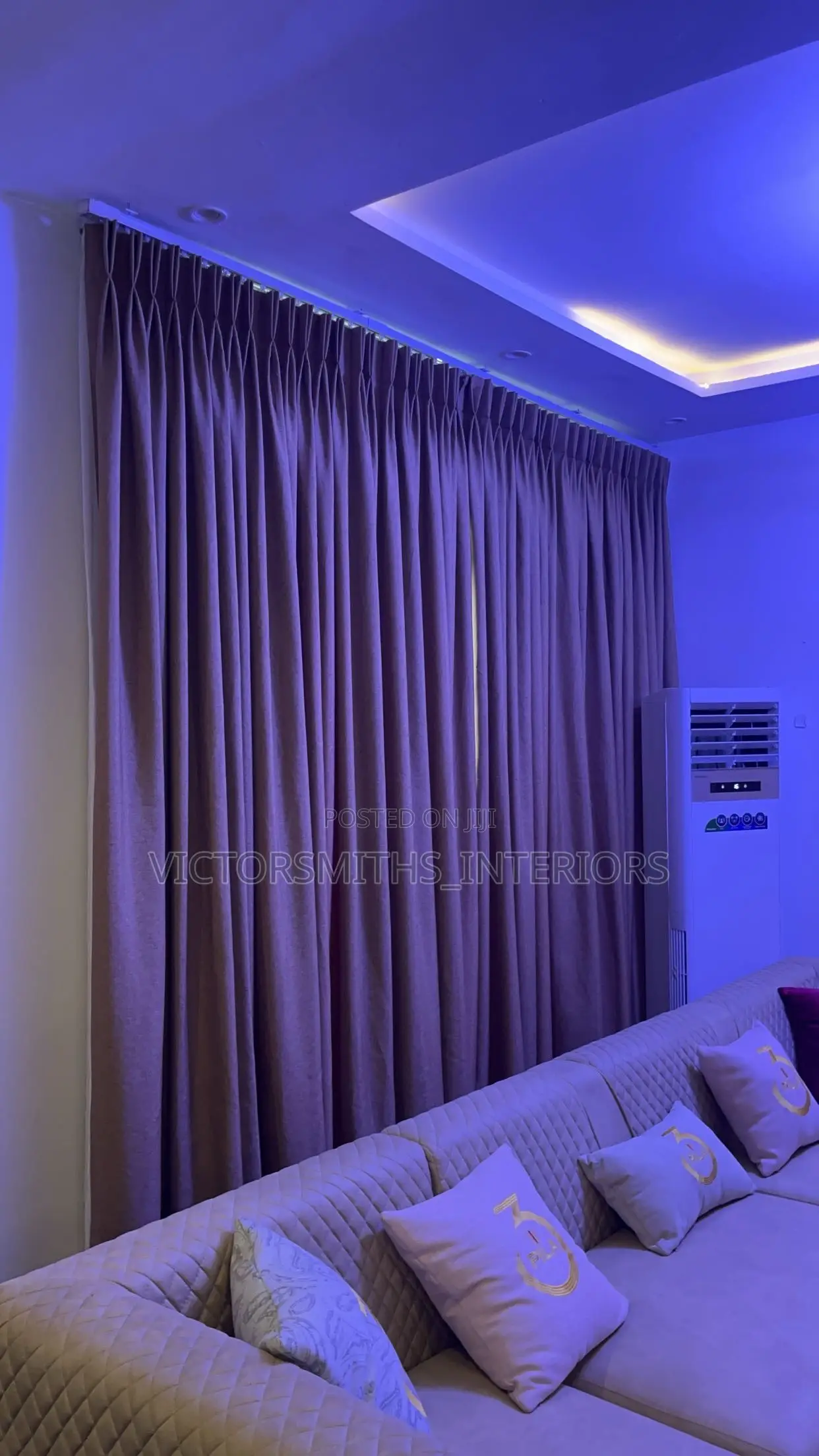Luxury Automated Curtains Drep