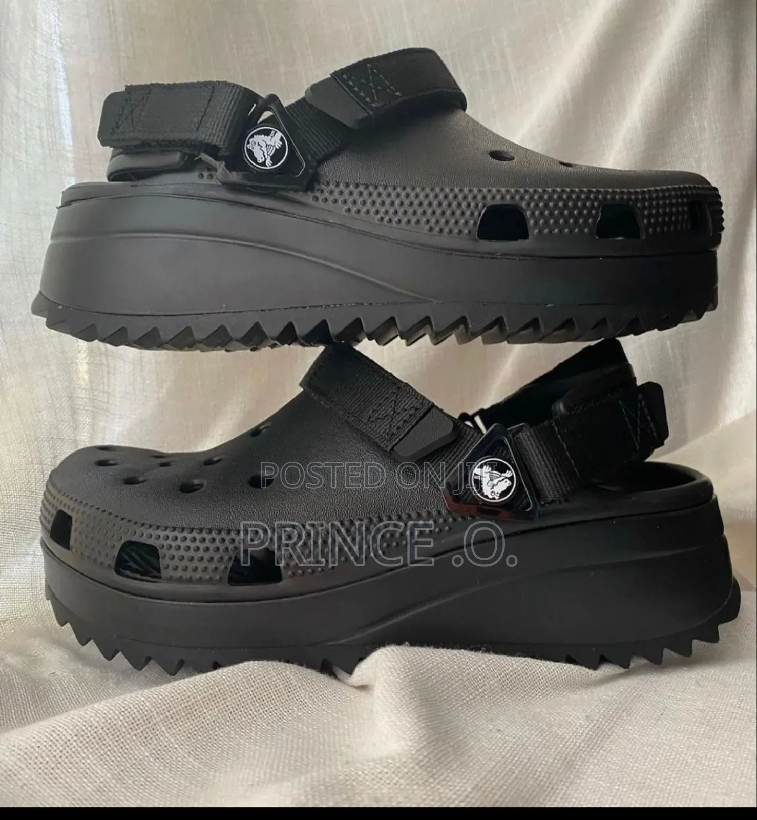 High Sole Crocs