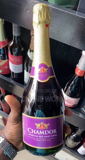 Chamdor Sparkling Red Grape Drink - 12 Bottles X 75cl