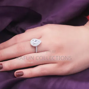Non-Fading Sterling Silver Proposal/ Engagement Ring