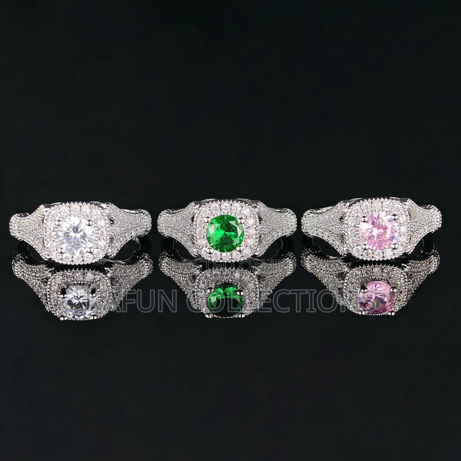 Unique Designs Silver Engagement/Proposal Ring