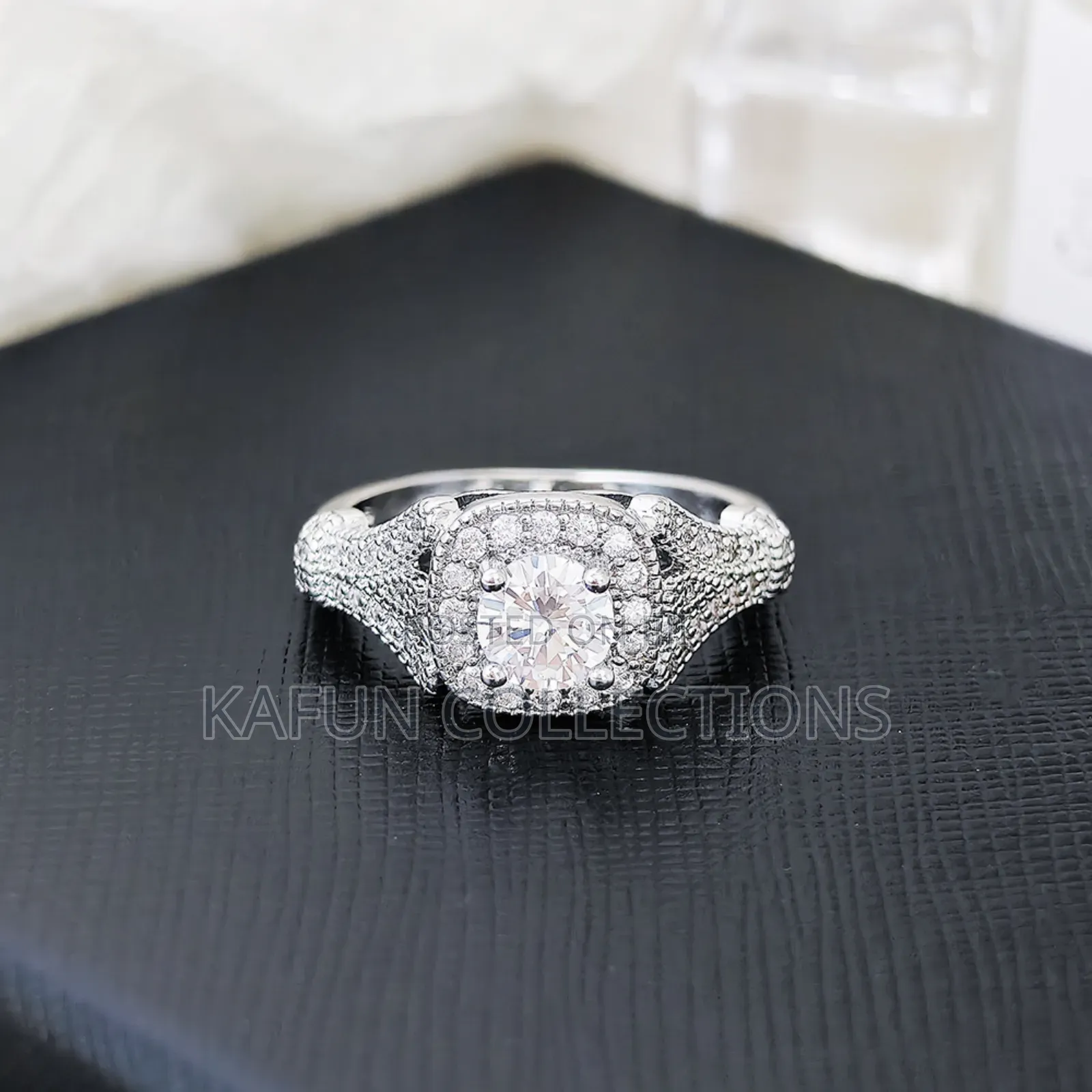 Unique Designs Silver Engagement/Proposal Ring