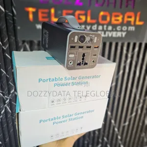 Portable Solar Generator Powerstation for Charging Laptops