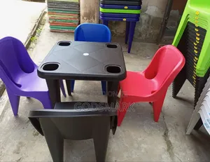 A Set of Restaurants Table and Chairs.