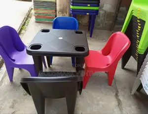 A Set of Restaurants Table and Chairs.