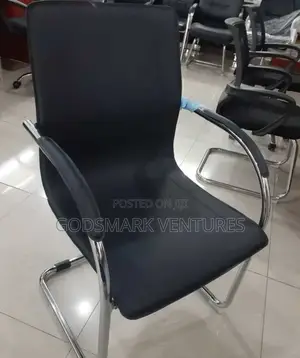 Office Visitor's Chair With Stackable Legs.