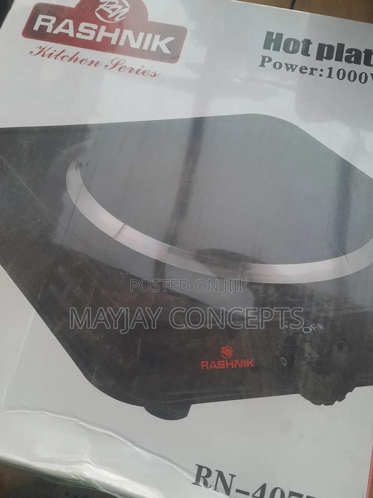 Rashnik Single 1000watts Original Hotplate-rn-4077b