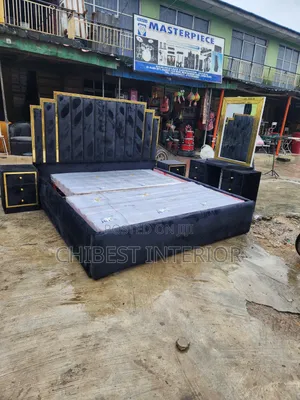 7by7 Set of Padded Bed Frame