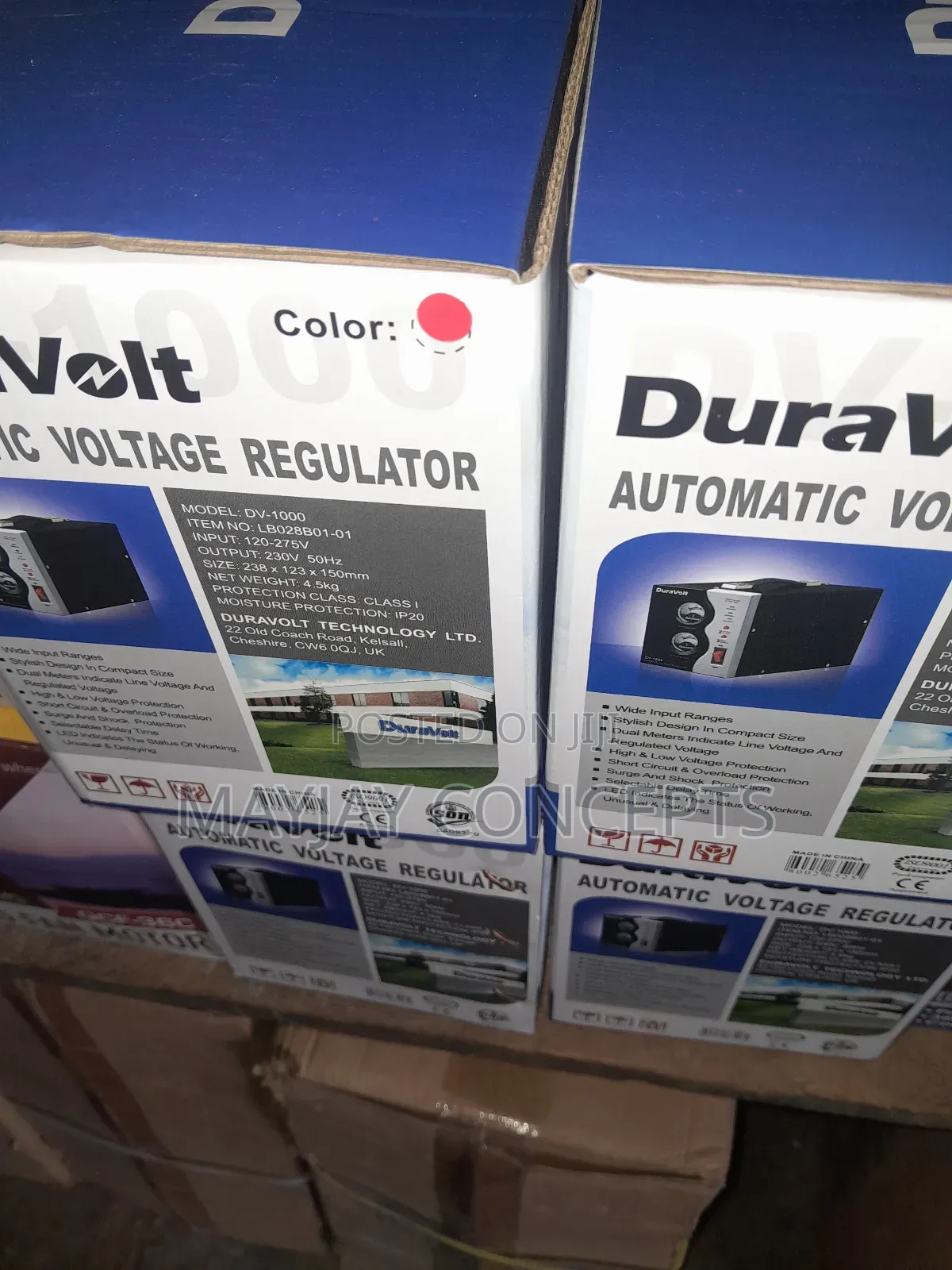 Duravolt 1000W Automatic Voltage Stabilizer-Dv-1000