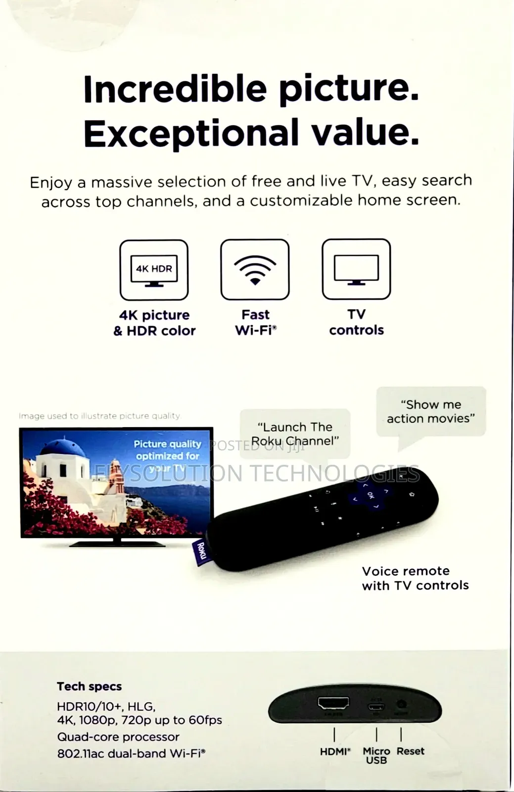 Roku Express + Plus Streaming Media Player