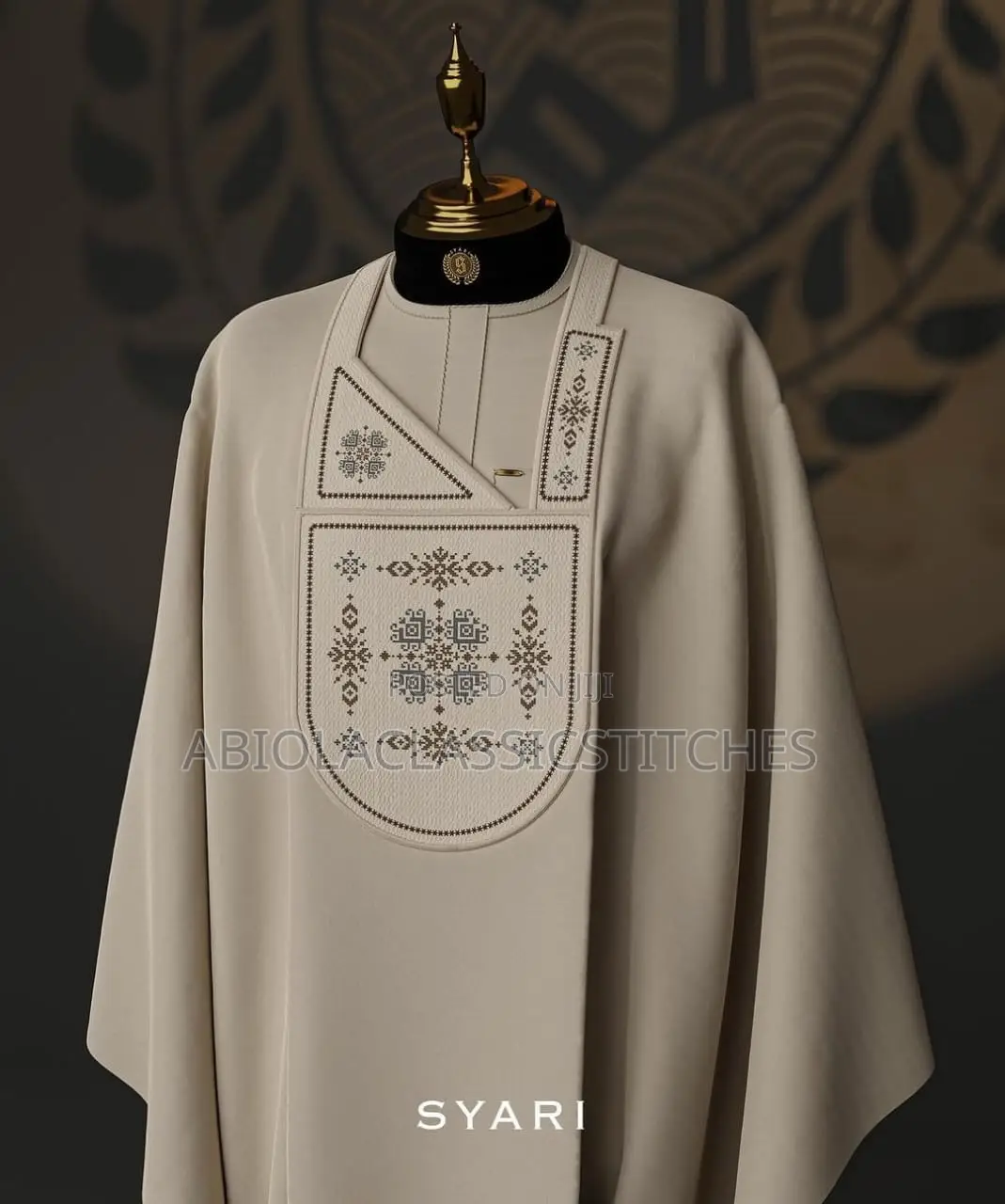 Men Agbada Monogram