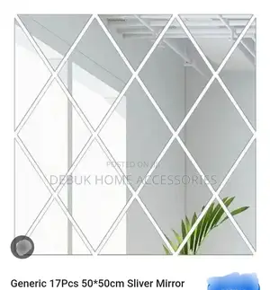 Diamond Mirror Wall Stickers