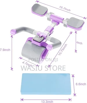 Ab Roller Wheel With Elbow Support and Timer