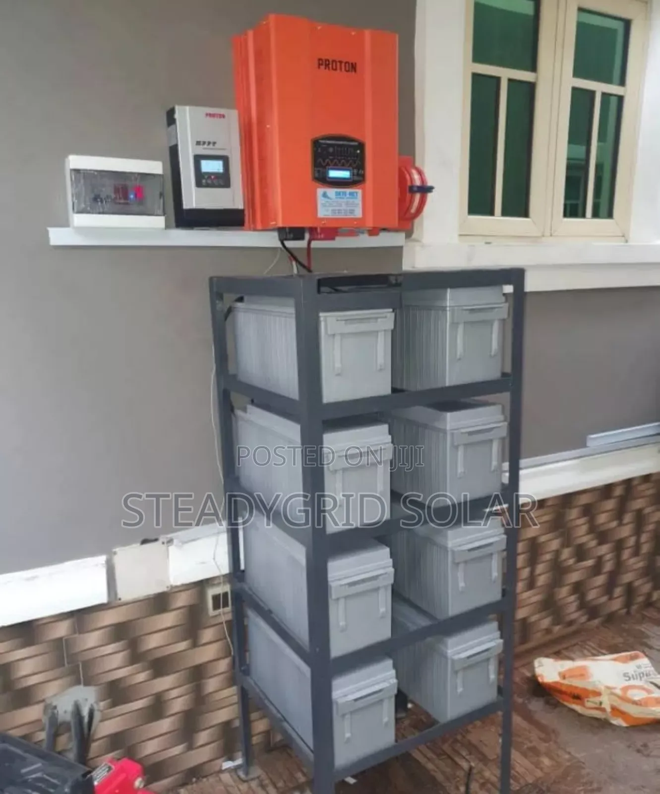 Complete 10kva/48v Solar Powered Inverter Installation Setup