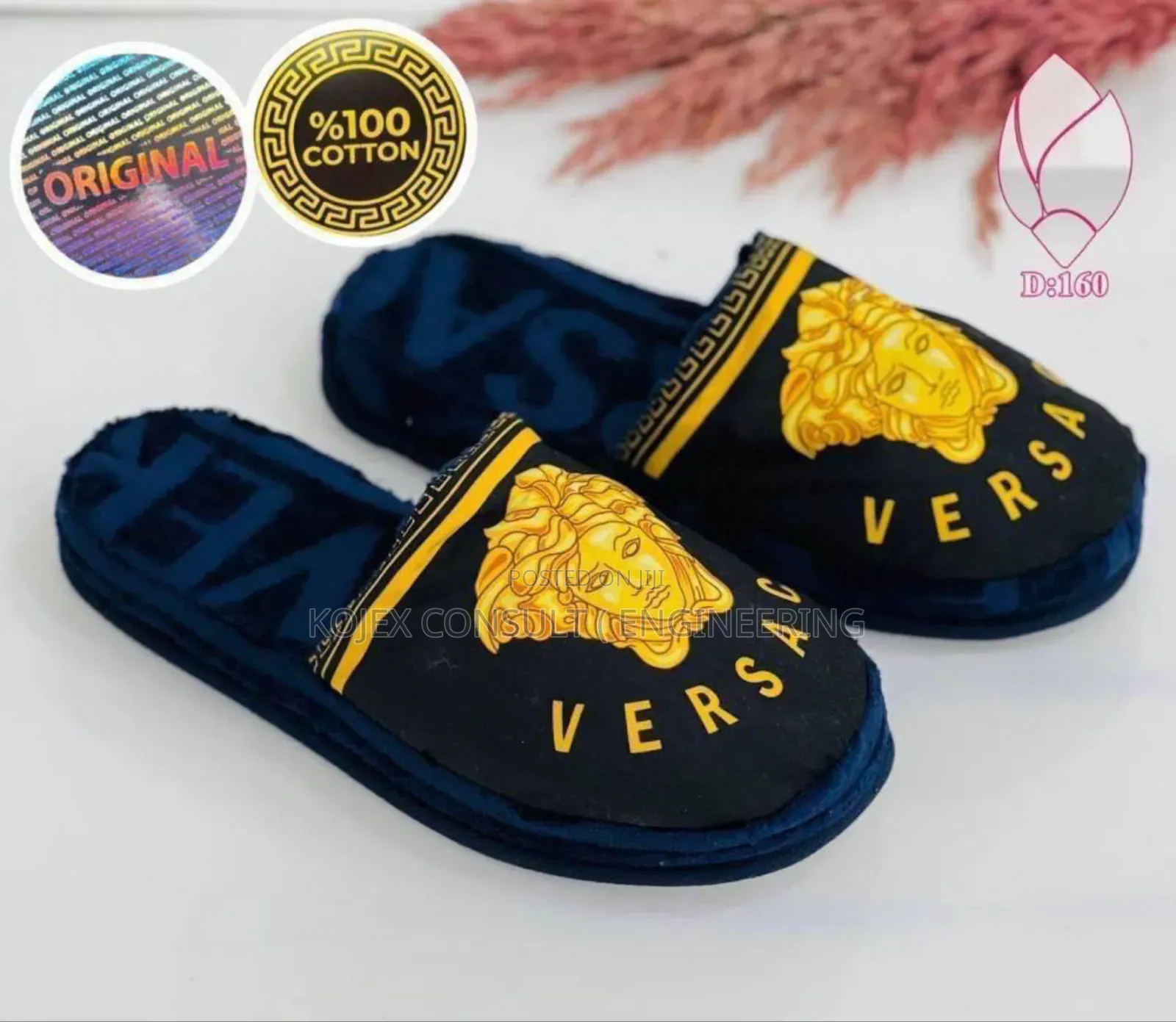 Comfy Versace Indoor Slides Available