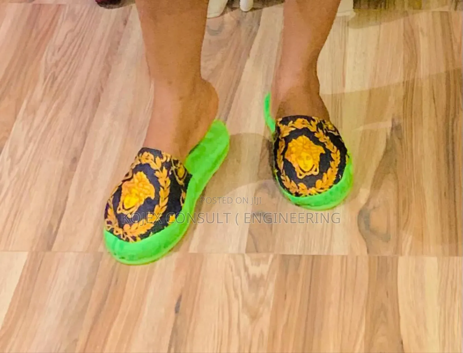 Comfy Versace Indoor Slides Available