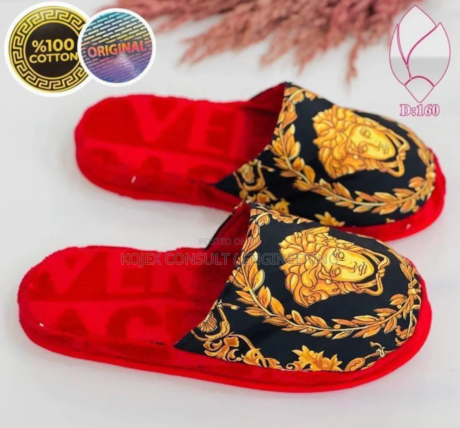 Comfy Versace Indoor Slides Available