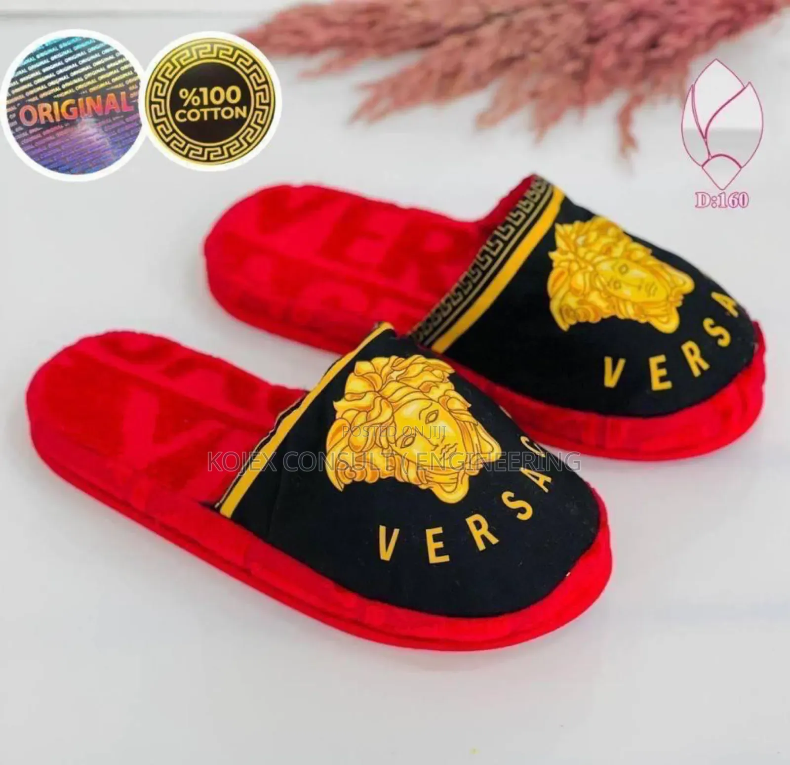 Comfy Versace Indoor Slides Available