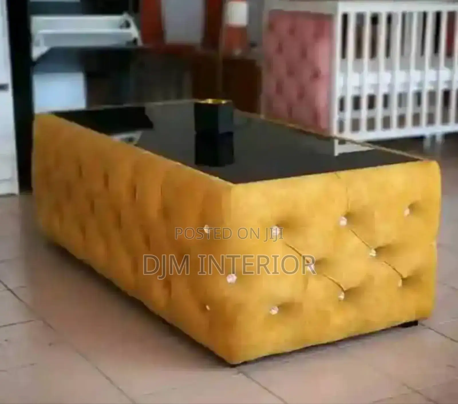 Ottoman and Center Table